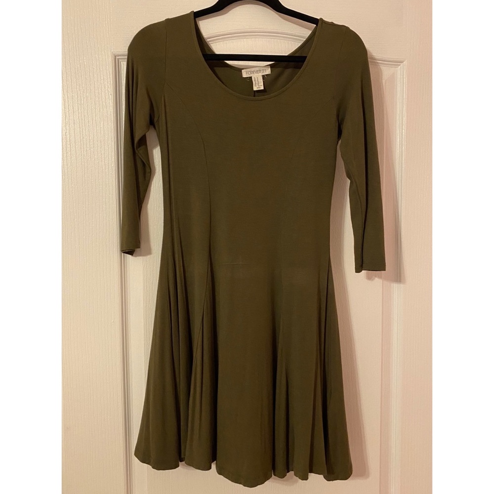 Forever 21 Olive Green Dress